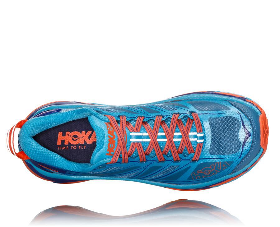 Hoka One One Trainers Womens Blue - Mafate Speed 2 - 41703KECW